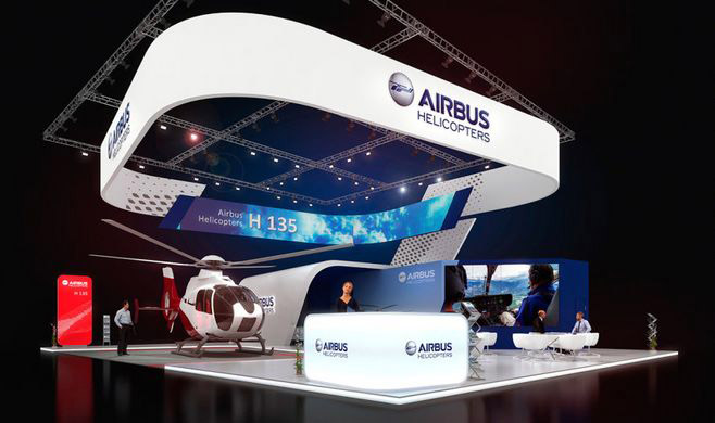 德国展台搭建-airbus-国际展会设计|国际展览装修