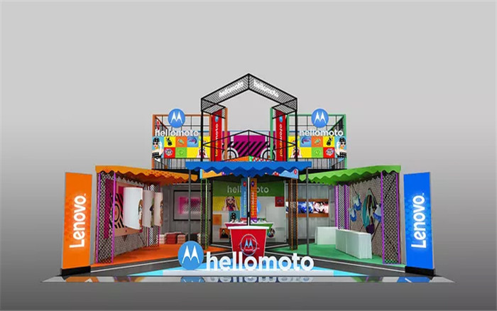 hellomoto-广州音响展展台设计