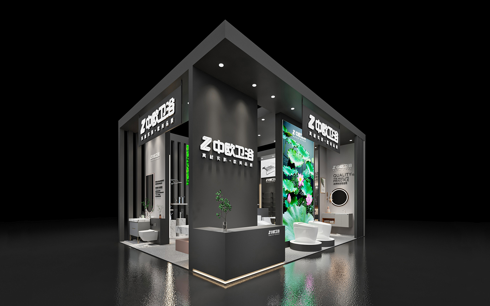 温州展台设计效果图片素材高清大图