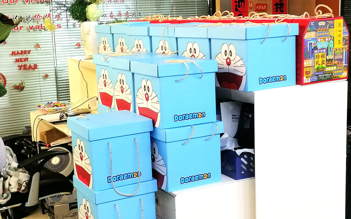 双节同庆暖人心！好色先生APP下载国际展览公司为员工送上豪礼